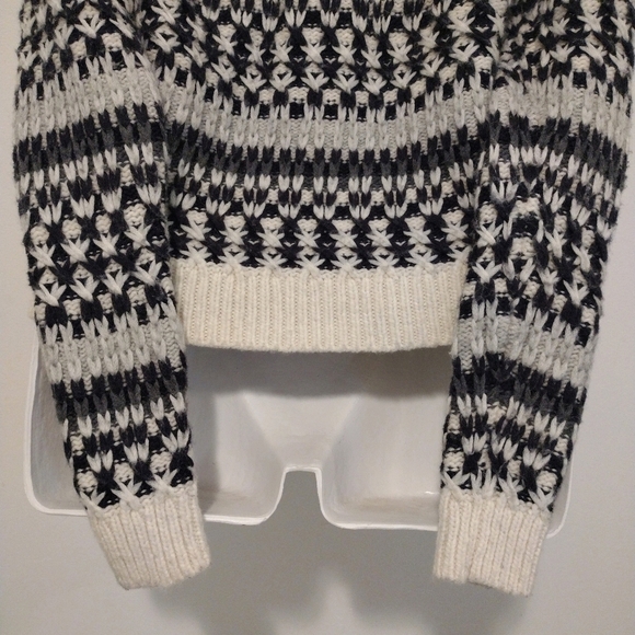 Loft - Knit Stitched Striped Turtleneck Sweater - Picture 13 of 16